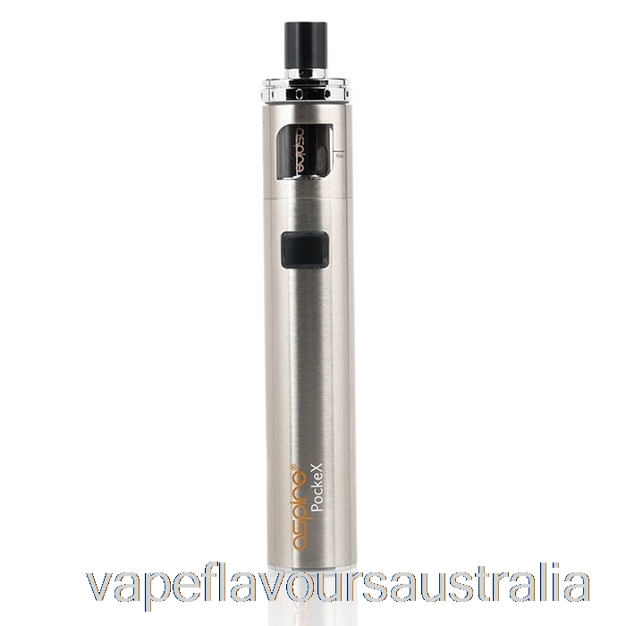 Vape Australia Aspire PockeX AIO Starter Kit Stainless Steel